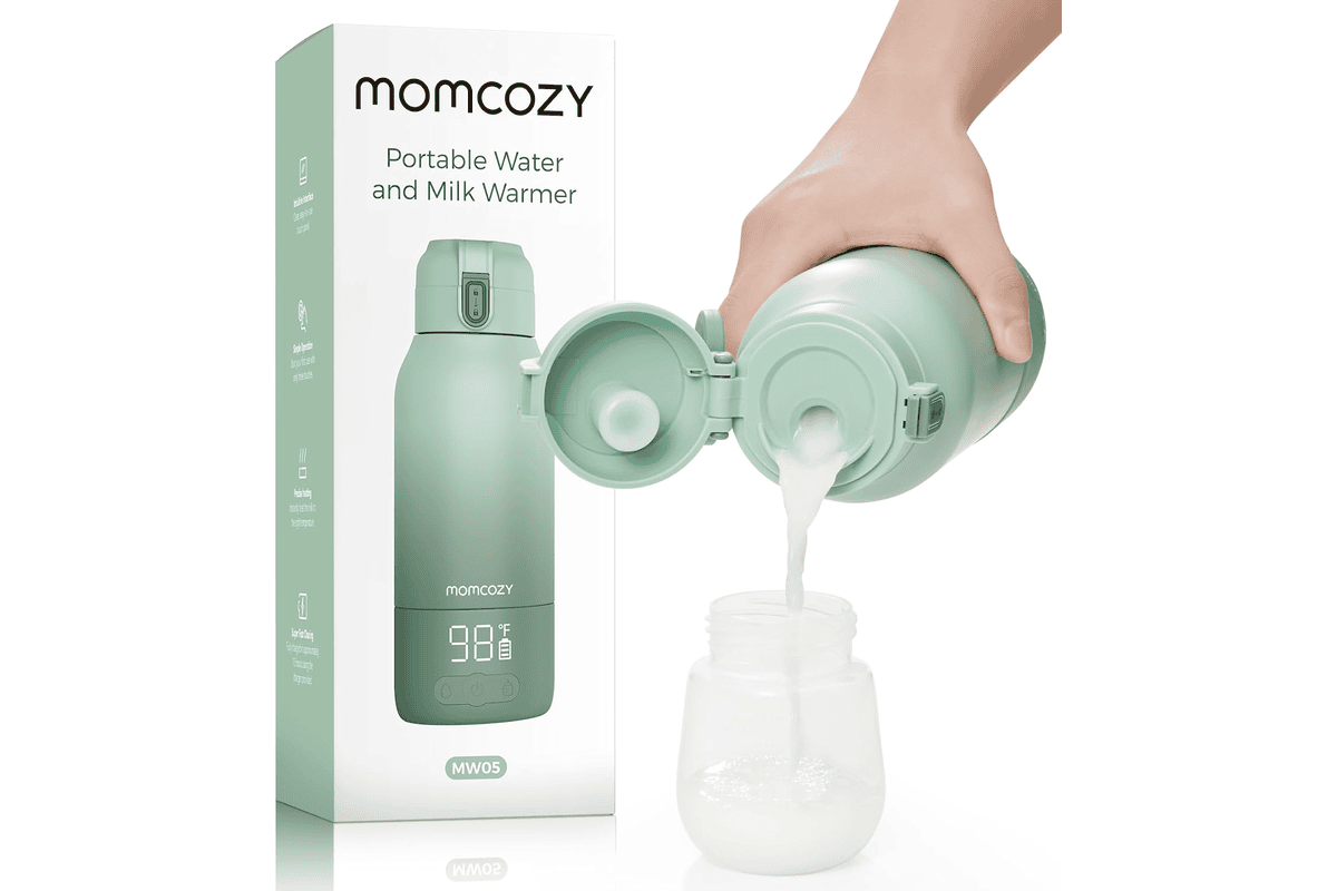 Momcozy chauffe biberon portable nomade sans fil 500 ml chauffage rapide 2 modes lait maternel eau grande capacité