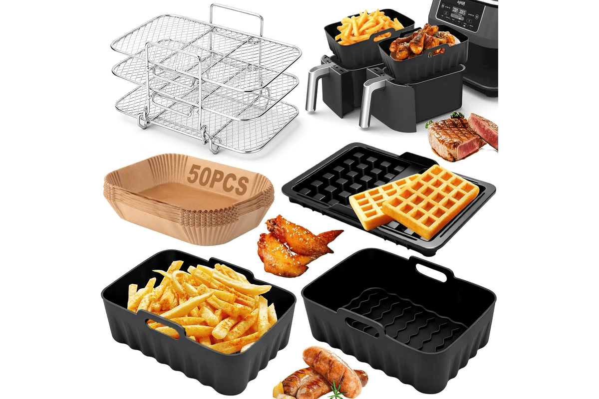 Ninja Compatible Moule Silicone Air Fryer pour Ninja AF400EU / AF300EU (7,6 - 9,5 L) Amazon 22,04 euros juillet 2026 bon plan