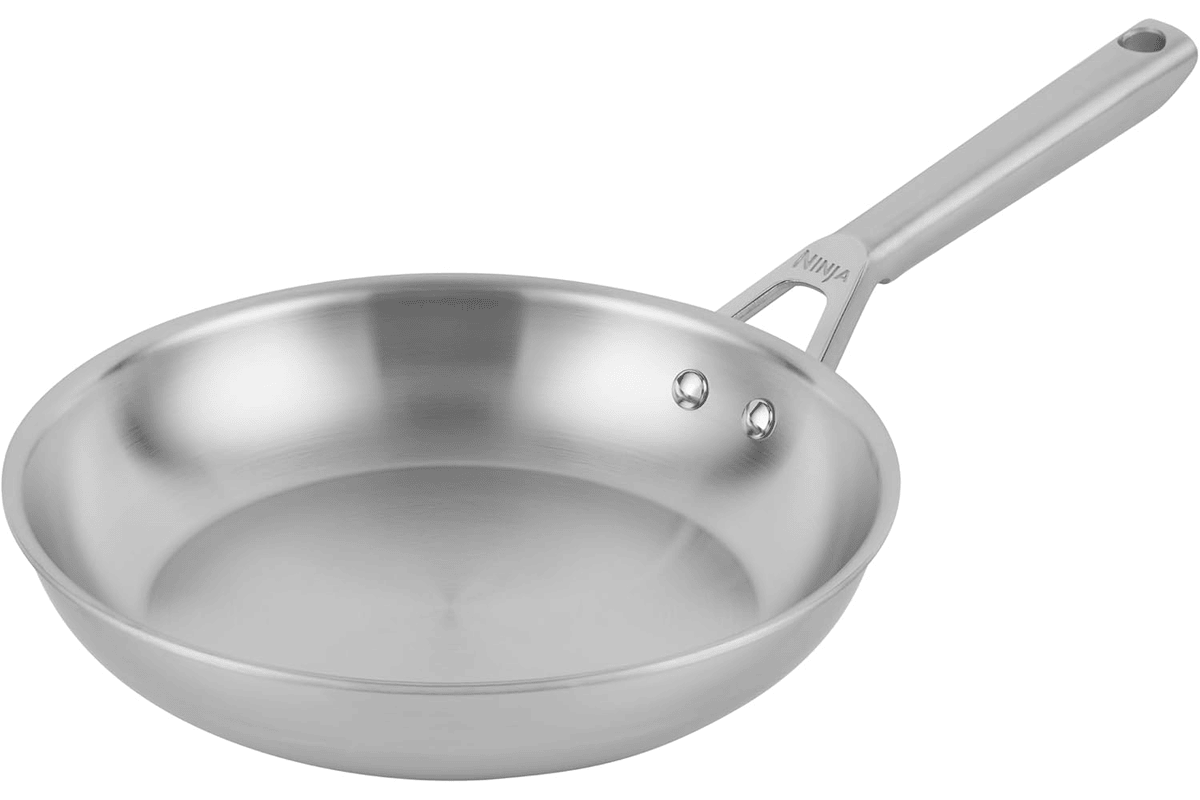 Ninja EverClad Poêle en acier inoxydable 24 cm (tous types de feux + induction) Amazon 49,99 euros juillet 2026 bon plan