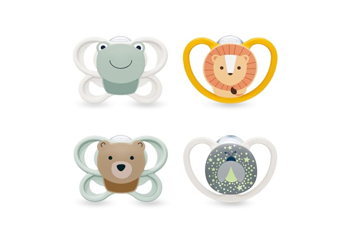NUK Perfect Match Air Day Night sucettes 0-6 mois lot 4 orthodontique phosphorescente nuit