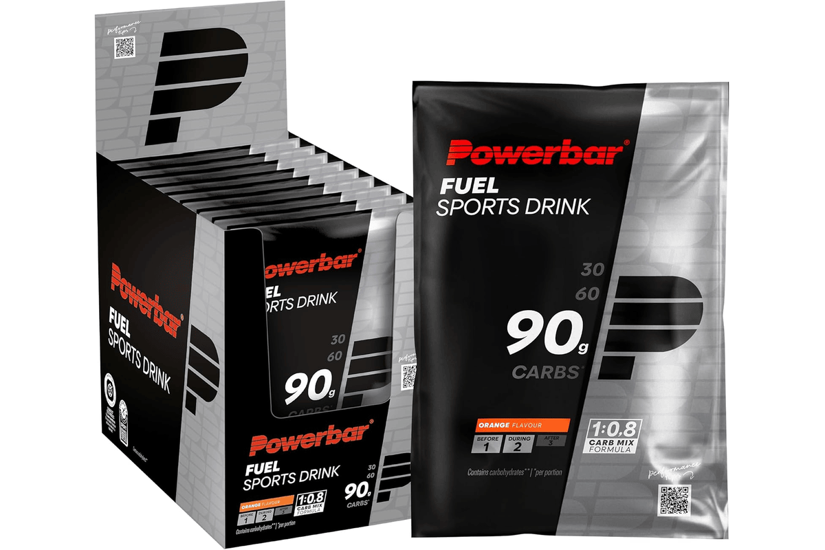Powerbar Black Line Fuel 90 Orange — Boisson énergétique riche en glucides (10 sachets × 94 g) Amazon 24,99 euros juillet 2026 bon plan