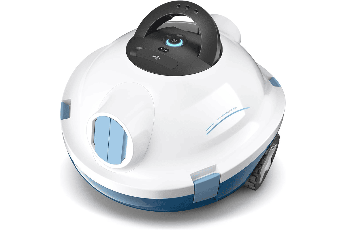 Robot Piscine sans fil Y10 aspirateur automatique puissant avec 120 minutes d'autonomie et auto-stationnement pour bassins de piscine