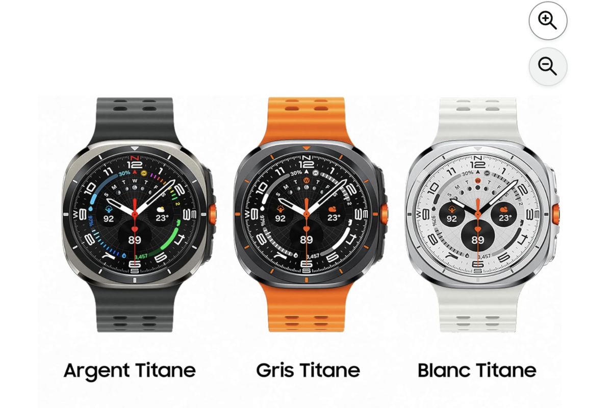 Samsung Galaxy Watch Ultra 47mm 4G Blanc Titane 499€ Amazon French Week -29% code FRENCHWEEK10 Galaxy AI