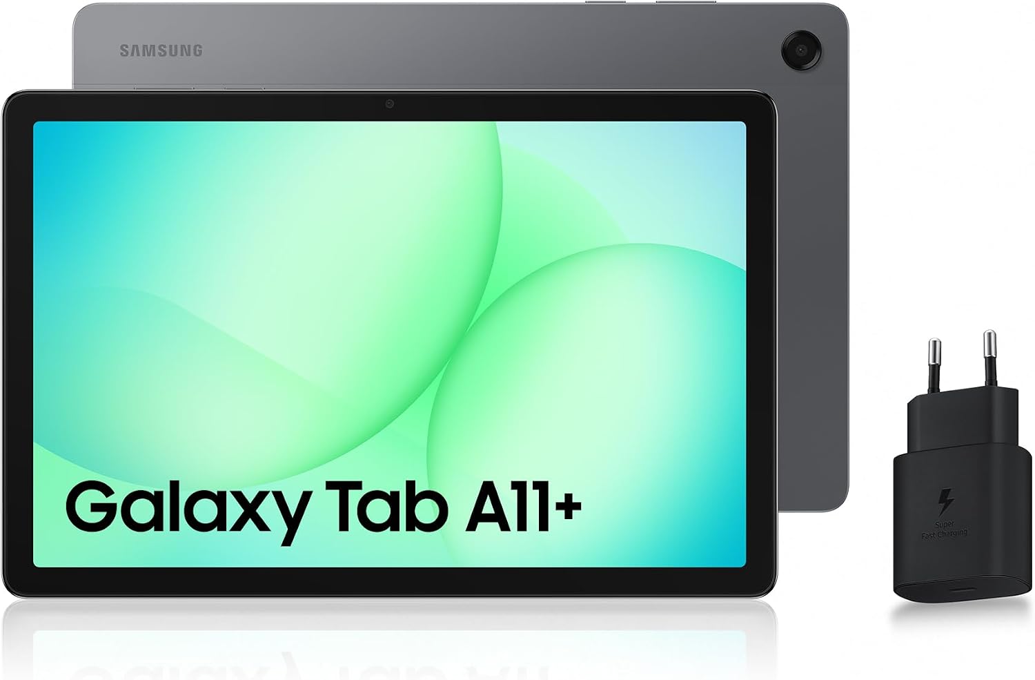 Samsung Galaxy Tab A11 Plus WiFi 11 pouces 128 Go grise avec chargeur 25 W