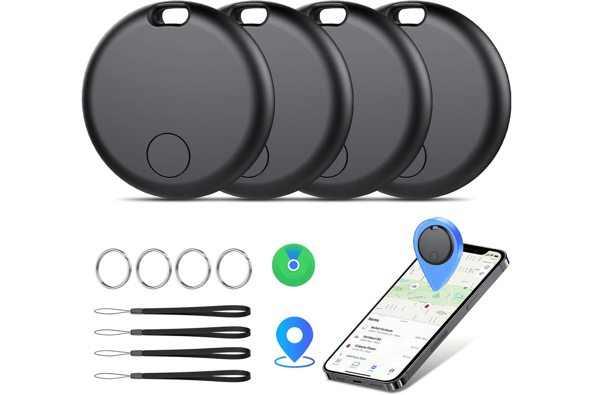 Smart Air Tag traceur lot de 4 traceur Bluetooth Apple Find My 24,99 € bon plan Amazon