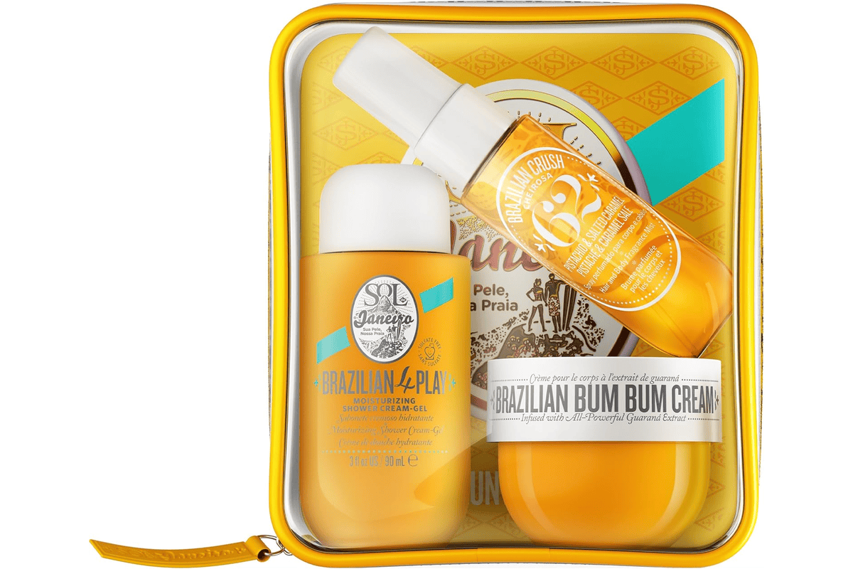 Sol de Janeiro coffret Jet Set Bum Bum miniatures Brazilian Bum Bum Cream Brume mist gel douche TikTok