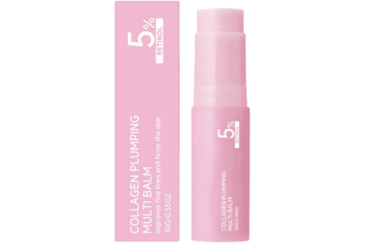 Stick volumisant collagène rose hydratant primer visage lèvres bon plan Amazon 13,82 €