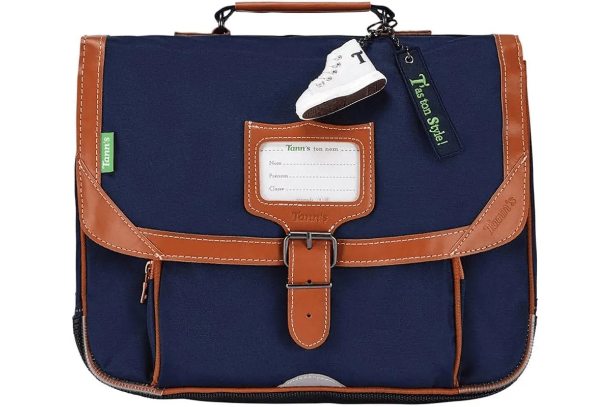 Tann's cartable 35 cm Les Signatures Camille bleu marine CP CE1 marque française rentrée scolaire Amazon