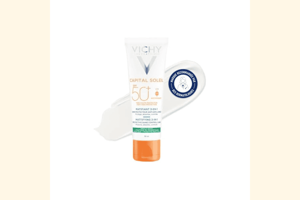 Vichy Capital Soleil Crème 3-en-1 SPF50+ Peaux Mixtes à Grasses 50 ml flacon