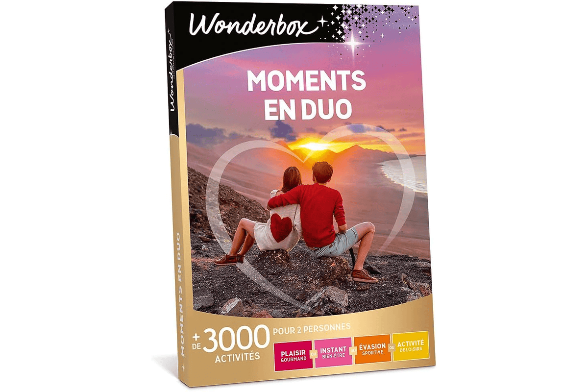 Wonderbox Moments en Duo Coffret Cadeau Multi-Activités bon plan Amazon