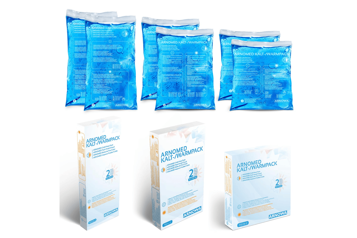 ARNOMED 6 packs réfrigérants réutilisables gel 2x M L XL compresse froide chaude réutilisable micro-onde 16,14 € Amazon