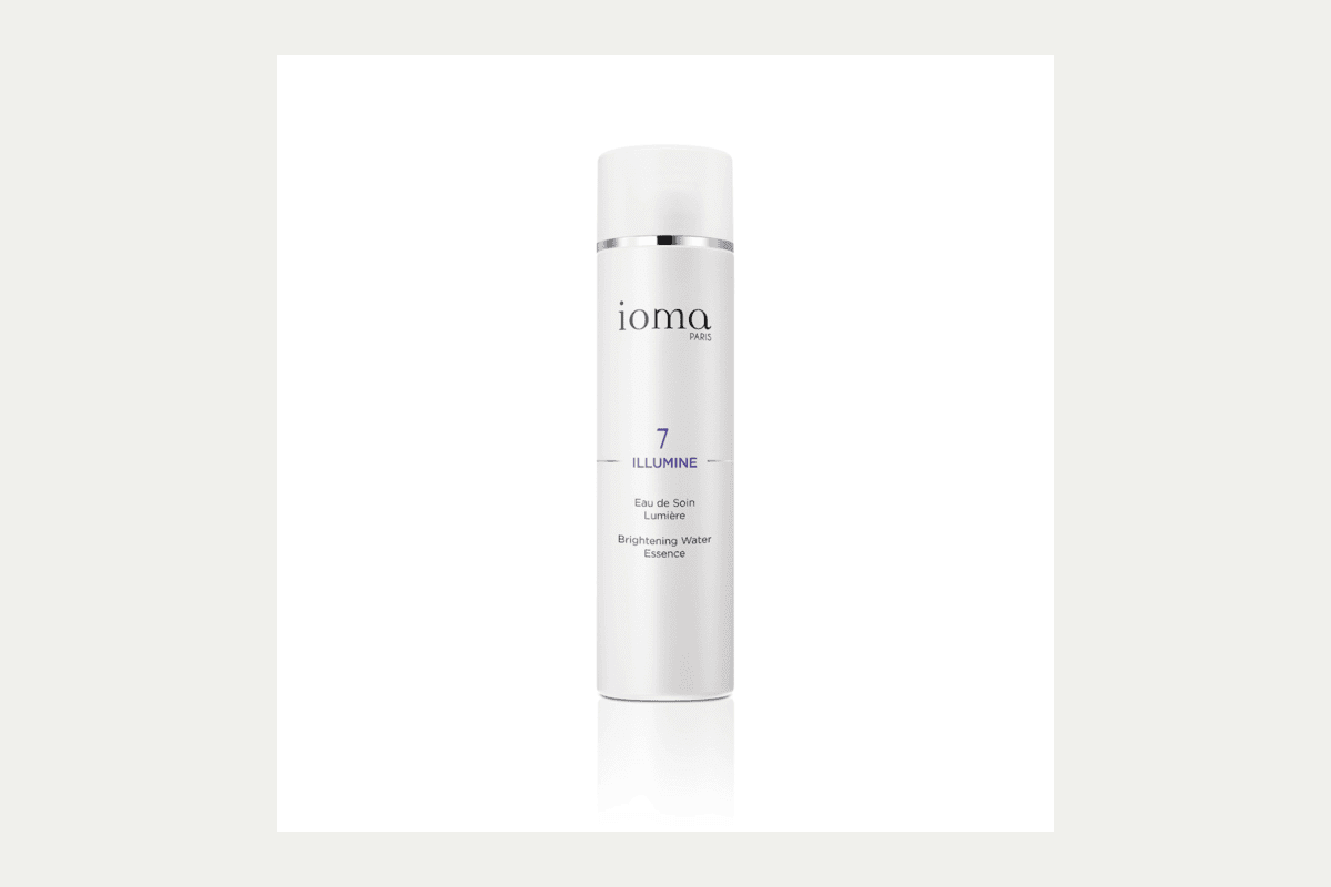 IOMA Paris Eau de Soin Lumière lotion tonique visage éclat niacinamide Alpaflor Edelweiss eau de pamplemousse illumine 31,85 euros L'Atelier du Sourcil
