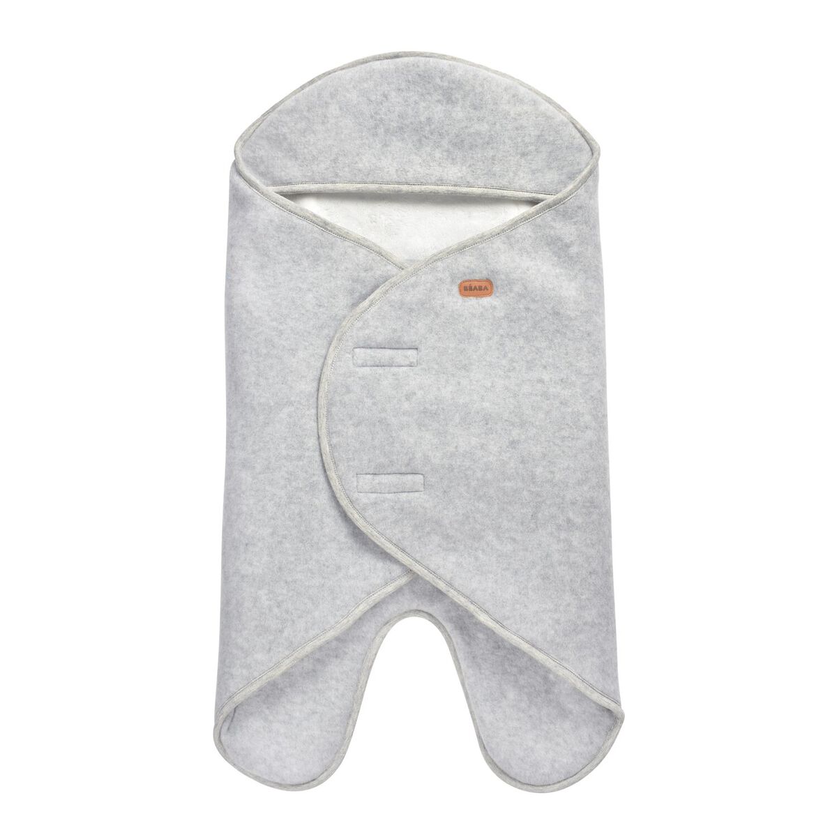 Babynomade Béaba double polaire gris chiné pour bébé