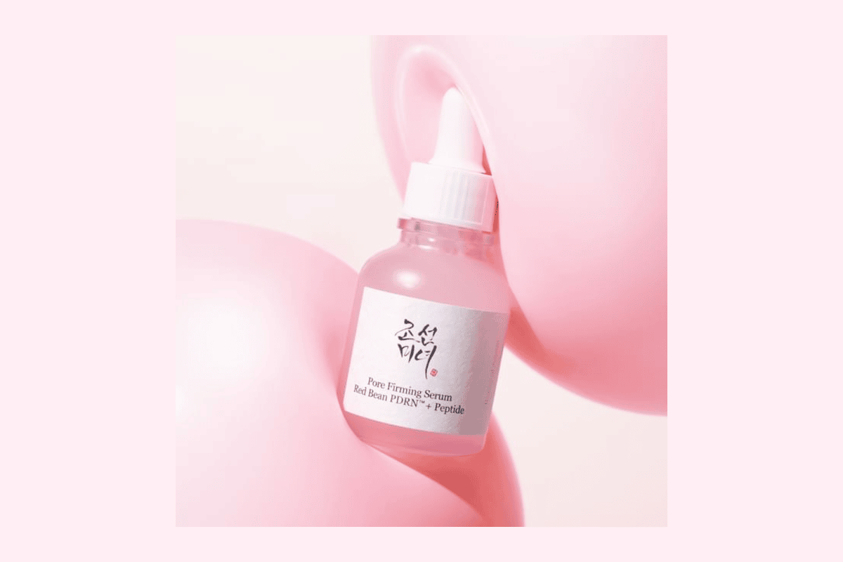 Sérum Beauty of Joseon Pore Firming Serum anti-pores dilatés en promo -49 % à 8,51 € sur YesStyle flacon PDRN haricot rouge peptides K-beauty coréenne