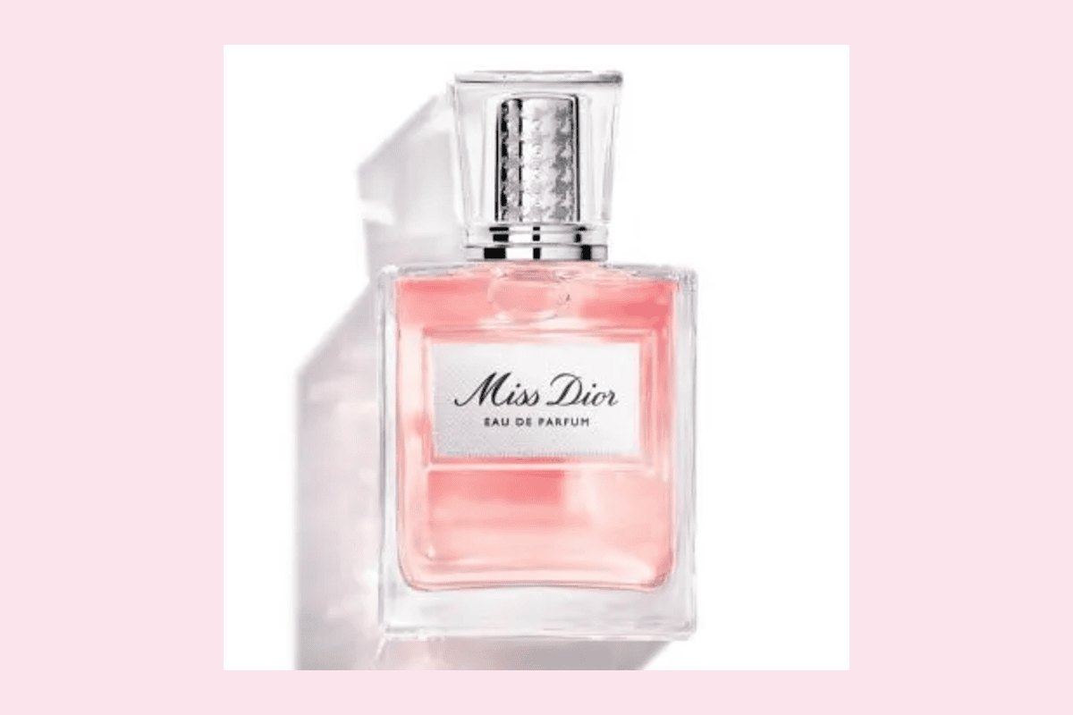 Miss Dior Eau de Parfum Roller-Pearl 20 ml perle verre roller nomade motif pied-de-poule étiquette couture format voyage Beauty Success 59,90 euros