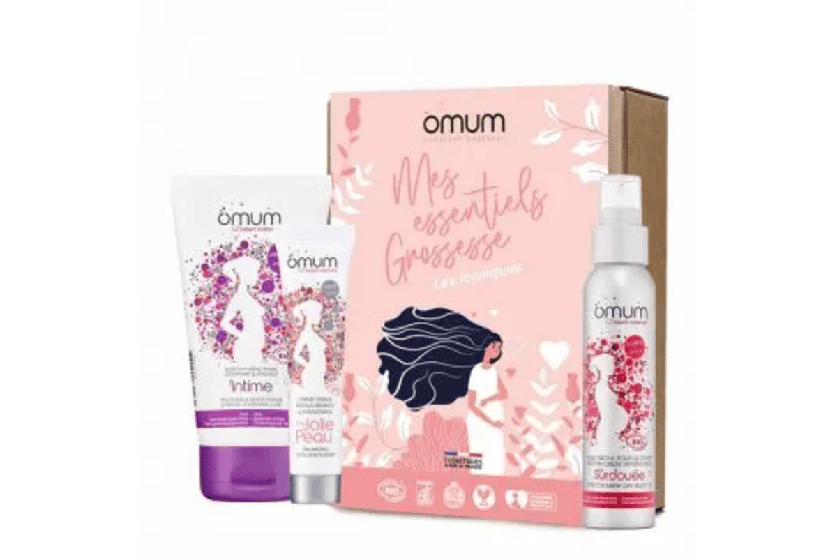 Omum Coffret Mes Essentiels Grossesse Omum sur Beauty Success packaging officiel promo soldes été 2026 --50 %