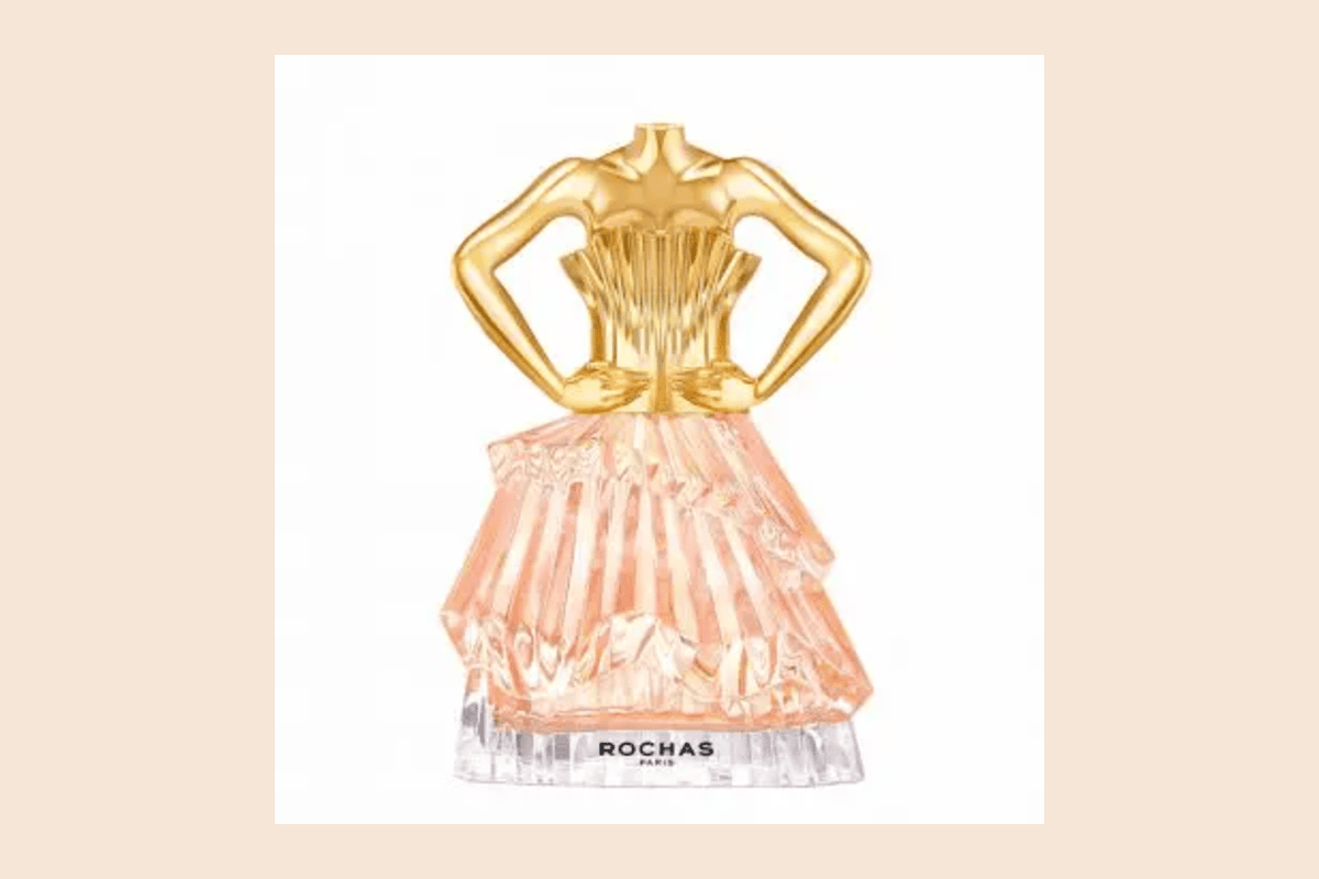 Rochas Audace Eau de Parfum femme flacon haute couture chypré ambré floral gourmand mandarine framboise rose tubéreuse orange fleur musc tonka santal Beauty Success dès 49,90 euros