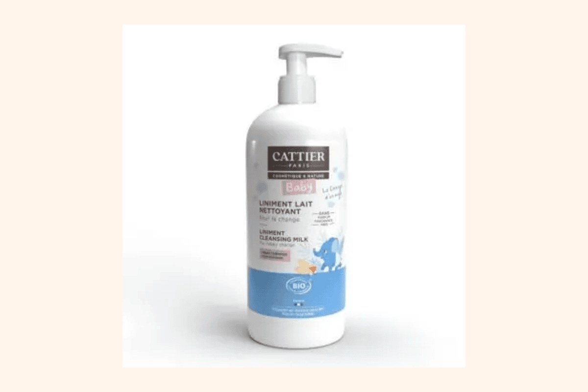 Cattier Liniment Lait Nettoyant pour le Change Sans Parfum 500 ml soin bio bébé Beauty Success 7,25 euros au lieu de 14,50 euros -50 %