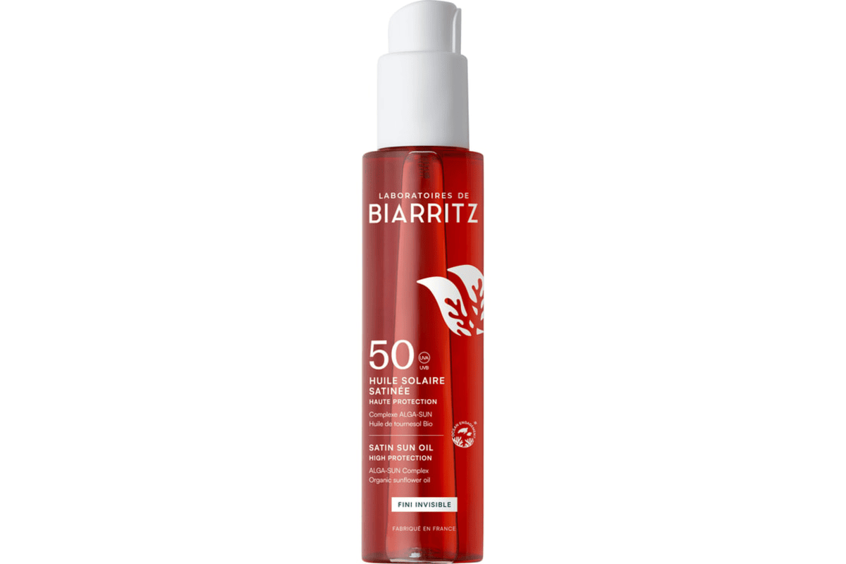 LABORATOIRES DE BIARRITZ Huile solaire invisible SPF50 visage & corps Blissim 19,95 euros juillet 2026 bon plan huile solaire spf 50