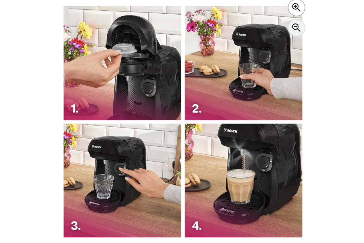 Bosch Tassimo Happy TAS102EA noir machine à café multi-boissons