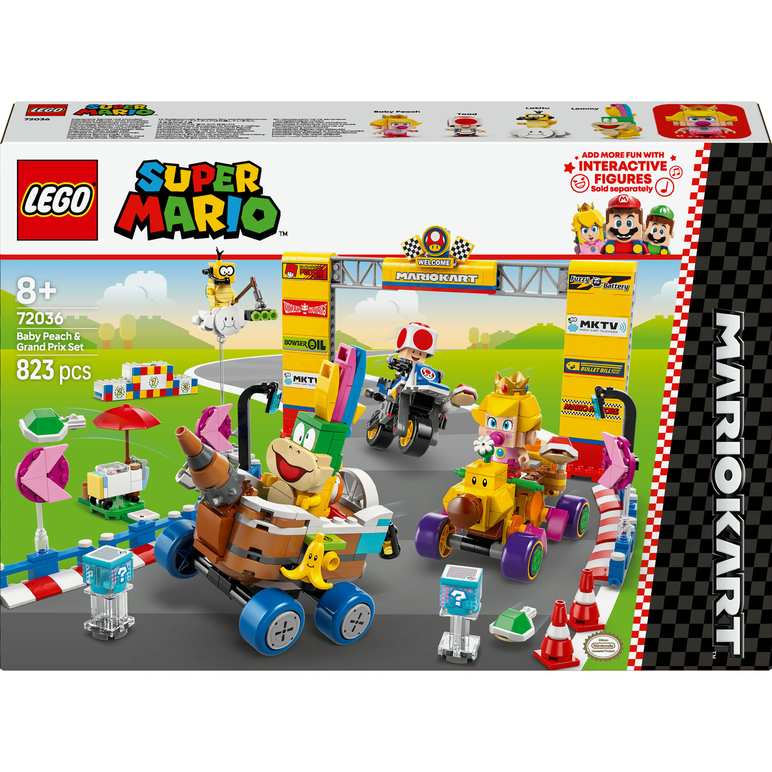 LEGO Super Mario Mario Kart Bébé Peach en promotion chez Carrefour en septembre 2026