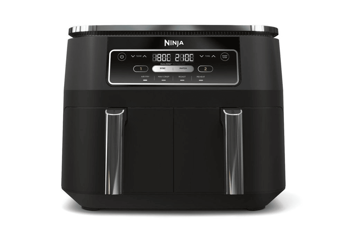 Ninja Foodi AF200EU — Friteuse sans huile double cuve 7,6 L, 4 programmes de cuisson, 2 400 W Cdiscount 99,99 euros juillet 2026 bon plan