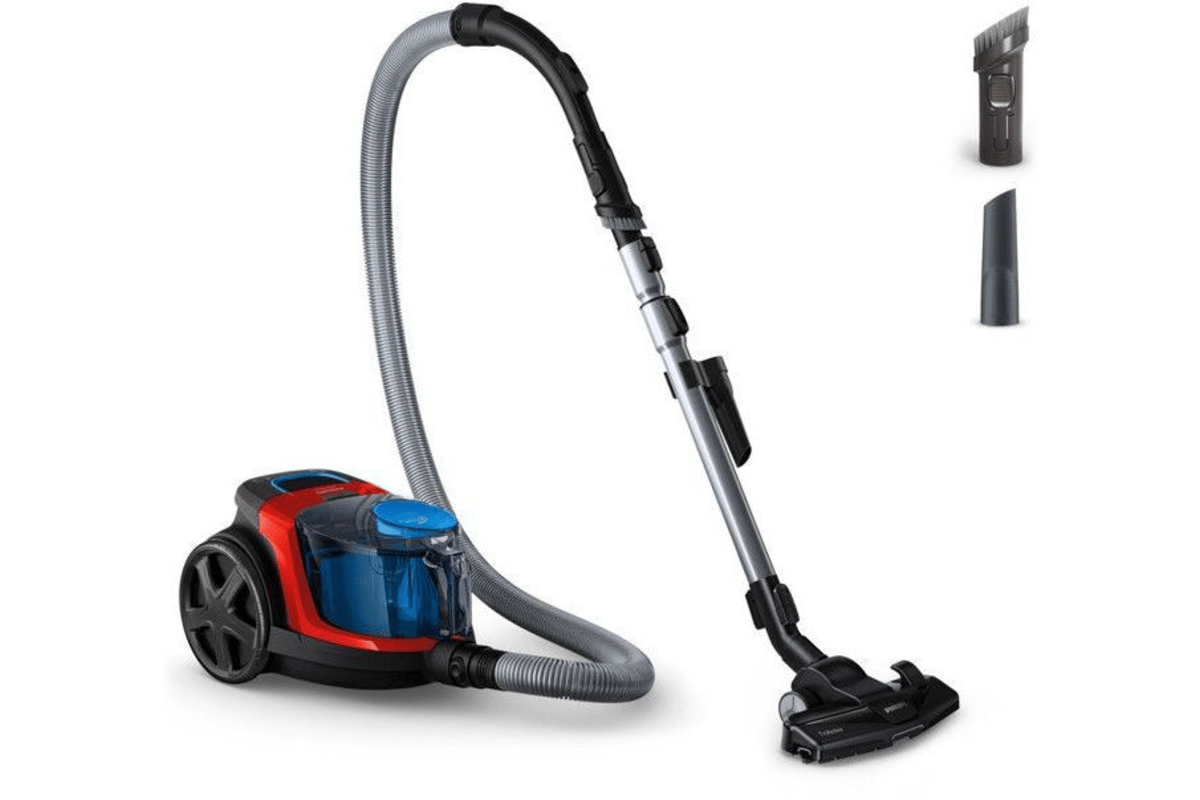 Aspirateur sans sac Philips FC9330/09 Série 3000 PowerPro Compact moteur 900 W PowerCyclone 5 brosse TriActive rouge Cdiscount 69,69 euros bonus code 15D89PHILIPS juillet 2026