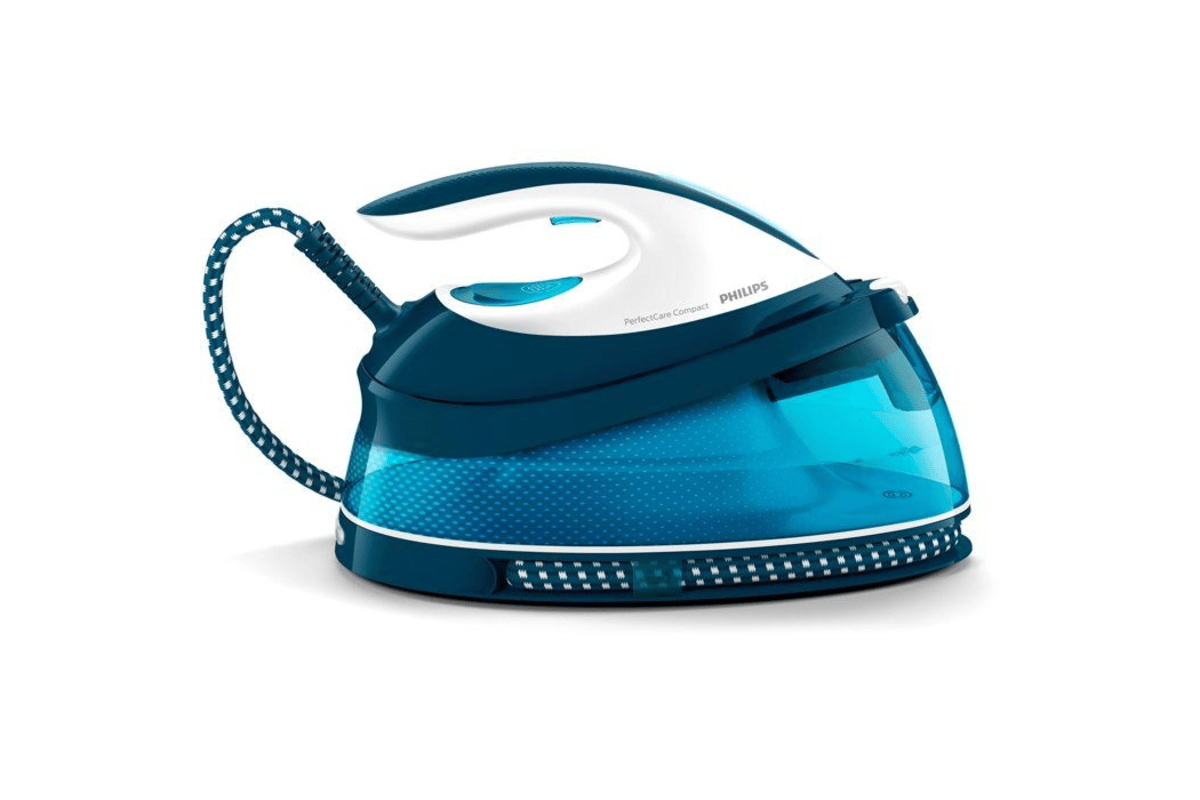 Philips GC7840/20 — Centrale vapeur PerfectCare Compact, 6,5 bars, 1,5 L, 2 400 W, 120 g/min, pressing 400 g/min Cdiscount 99,99 euros juillet 2026 bon plan