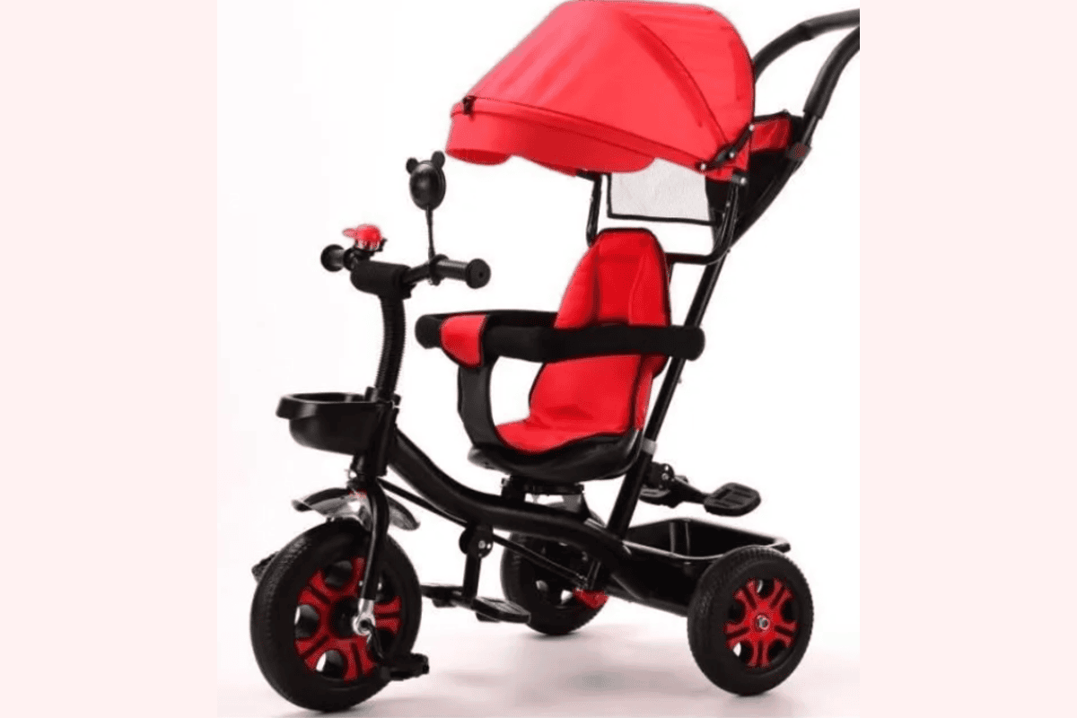 Tricycle évolutif enfant 1-5 ans 4 positions rouge Tricycle évolutif sur Cdiscount promo soldes --11 % juillet 2026