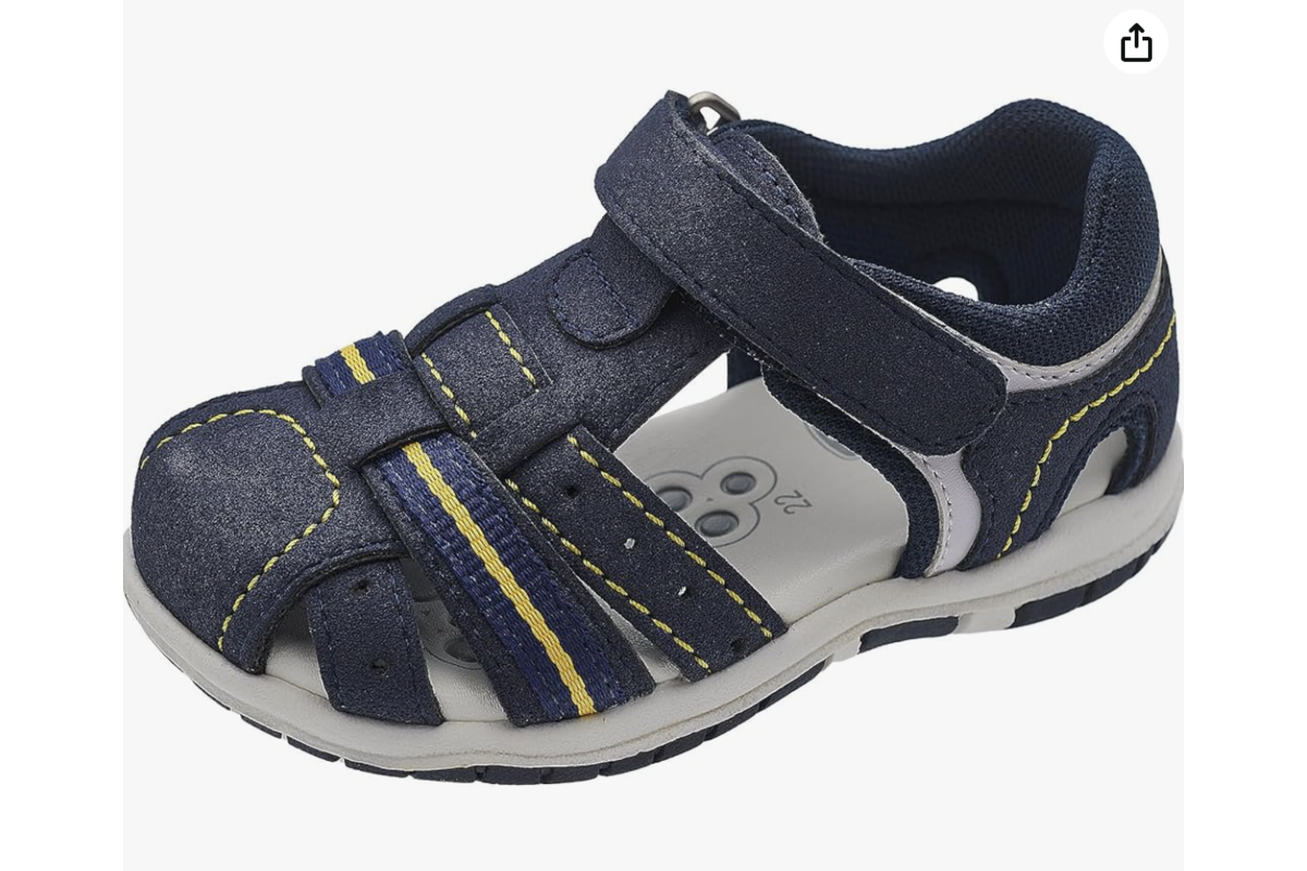 Chicco sandales bébé garçon scratch bleu foncé Amazon -43%