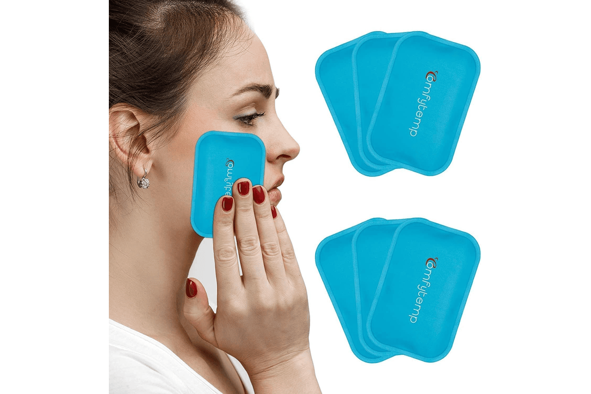 Comfytemp poche de glace réutilisable 6 paquets petites poches gel chaud froid enfant compresses dentition 11,99 € Amazon