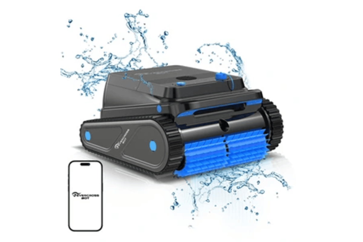 Robot nettoyeur de piscine EverCross U8 Robot Piscine Sans Fil, Nettoyage du Fond, des Parois et de la Ligne d'Eau, 120Min & 200m² d'Autonomie Darty 349,99 euros juillet 2026 bon plan Awin cashback iG