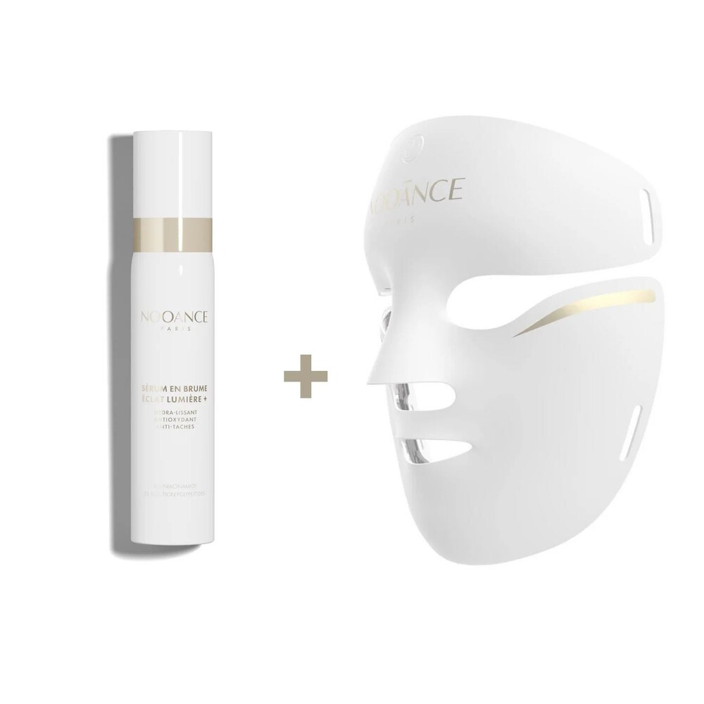 Masque LED Nooance Aurion X252 avec Sérum en Brume Éclat Lumière en promotion chez Darty