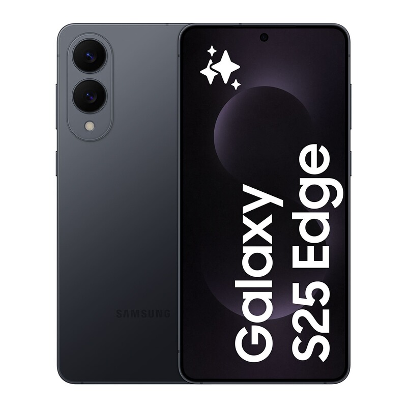 Samsung Galaxy S25 Edge 5G 256 Go Noir absolu Titane en promotion chez Darty