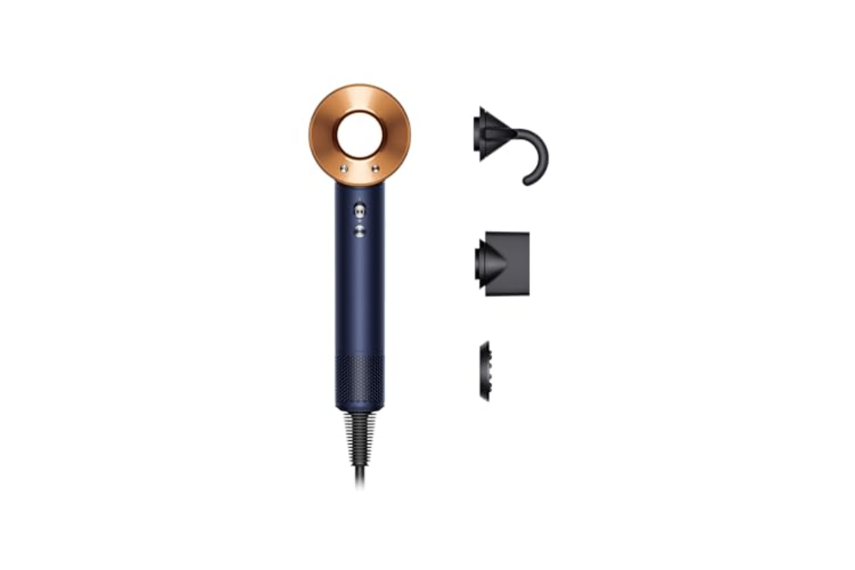 Dyson Supersonic™: sèche-cheveux - Cheveux raides à ondulés (Bleu de