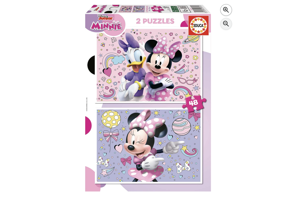 Educa Minnie ensemble 2 puzzles 48 pièces Disney enfant 4 ans