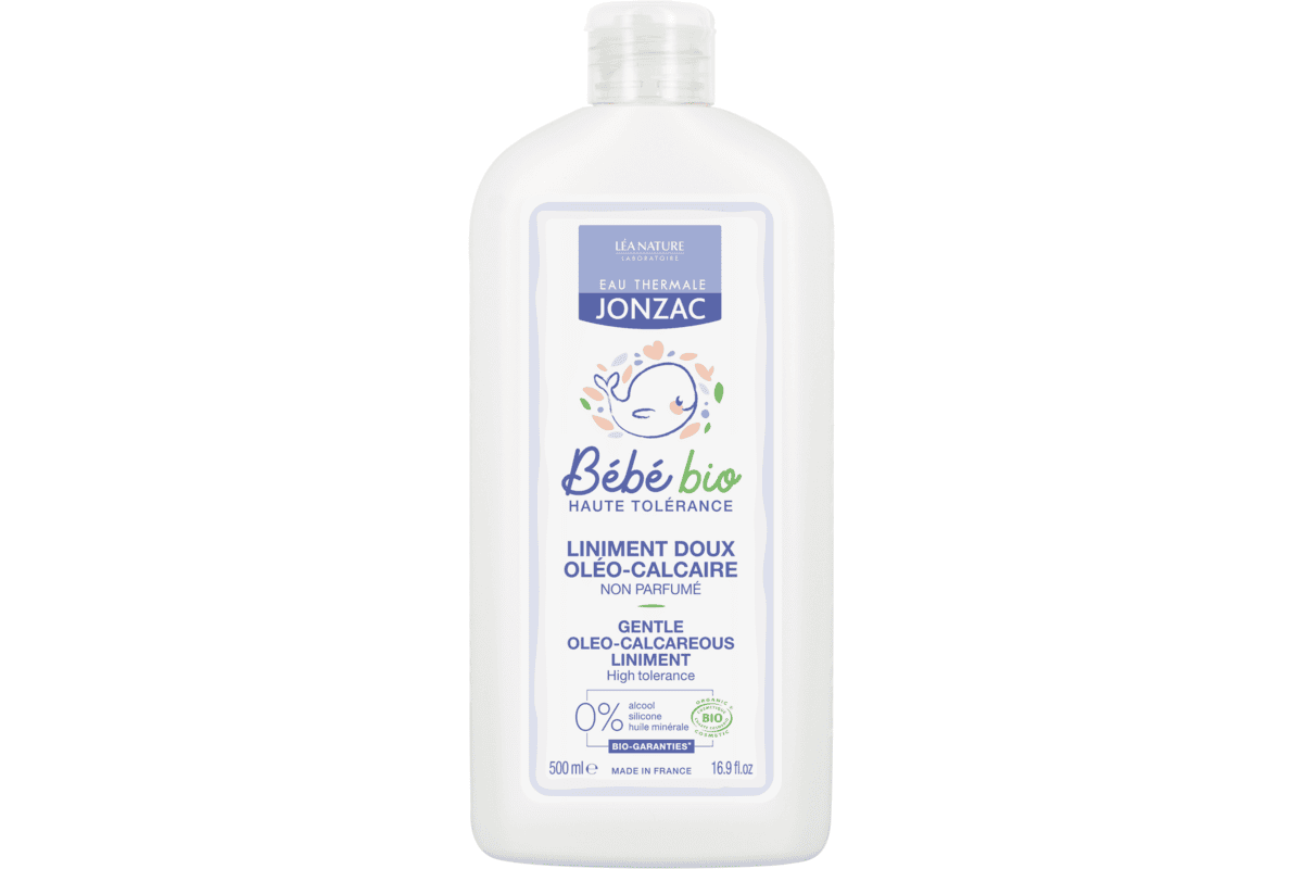Liniment doux Jonzac bébé Eau Thermale Jonzac bio Léa Nature made in France soldes -58 pourcent à 4,79 euros au lieu de 11,4 euros juillet 2026