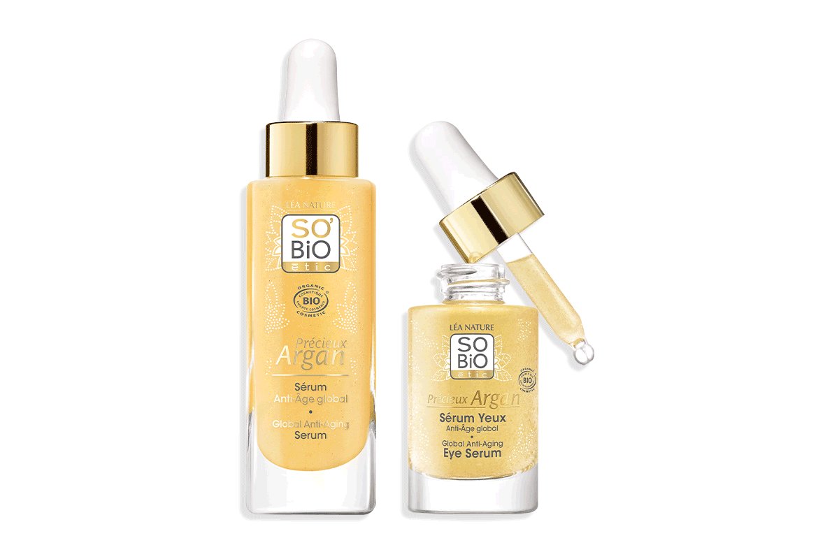 Duo sérums anti-âge global So Bio Etic bio Léa Nature made in France soldes -22 pourcent à 28 euros au lieu de 35,9 euros juillet 2026