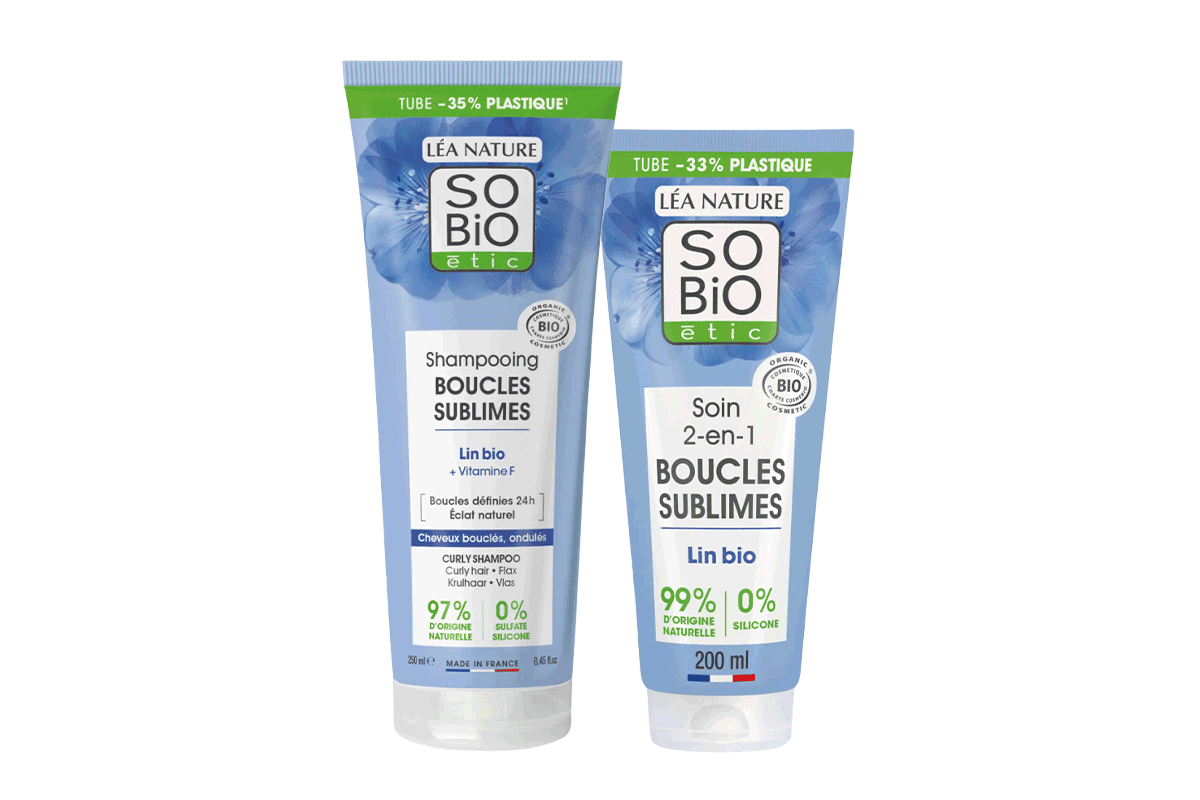 Routine boucles sublimes So Bio Etic bio Léa Nature made in France soldes -20 pourcent à 10 euros au lieu de 12,5 euros juillet 2026