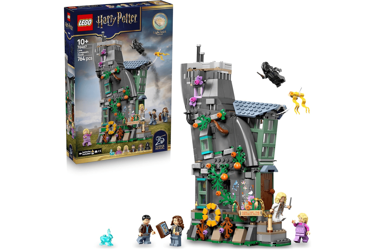 LEGO Harry Potter La Maison de Luna Lovegood maquette miniature DIY brique lumineuse 5 minifigurines idee cadeau fan Harry Potter