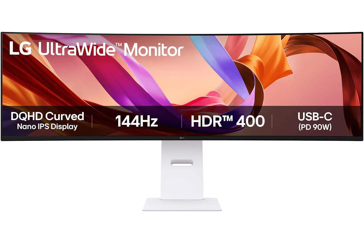 LG UltraWide 49U950A W ecran PC 49 pouces dalle Nano IPS Dual QHD 5120x1440 5ms 144Hz DisplayHDR gaming bureautique multi tache