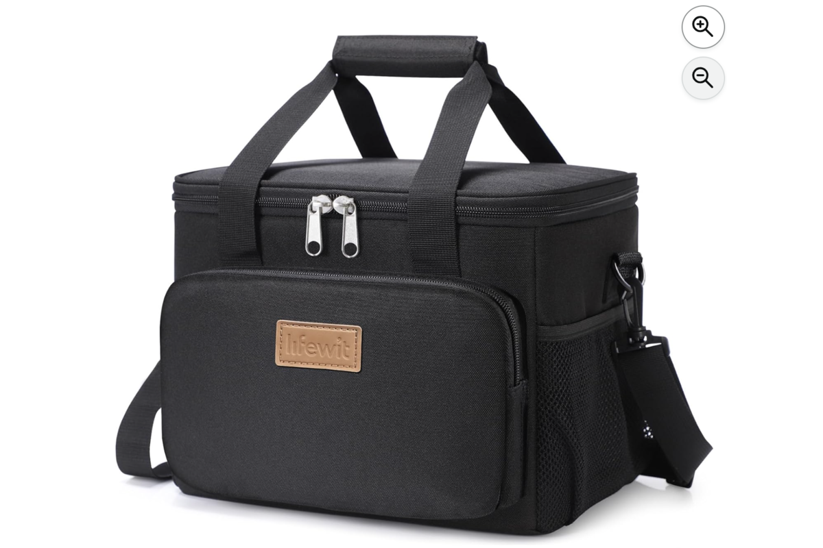 Lifewit Sac Isotherme Repas 9L Noir lunch box en promo Amazon