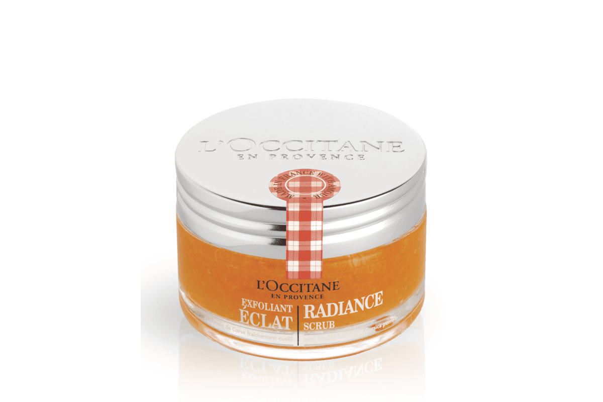 Exfoliant Visage Éclat L'Occitane 75 ml packaging blanc et vert Provence produit officiel promo soldes été 2026