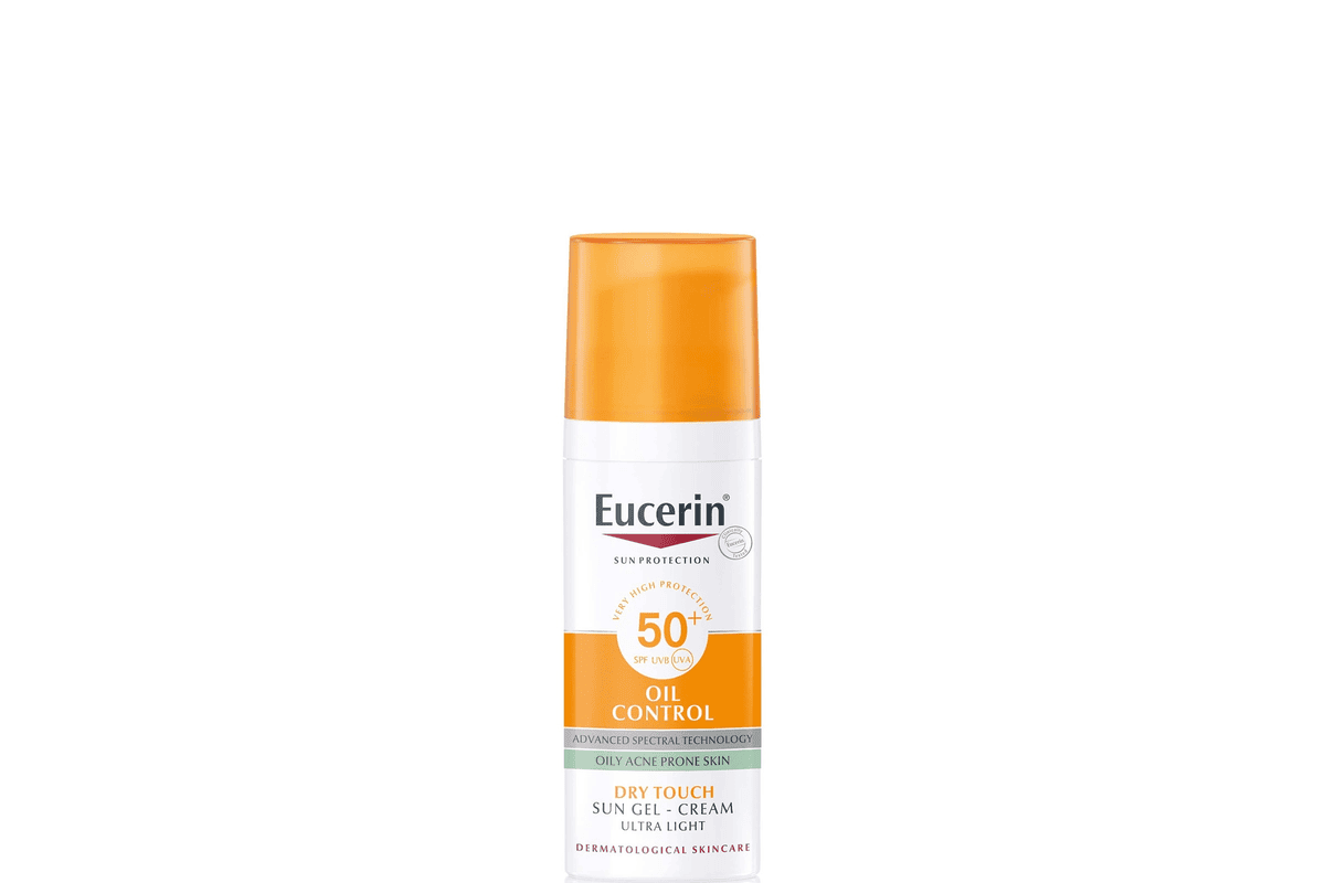 Eucerin Eucerin Sun Face Oil Control Gel-Crème SPF50 50 ml à 17,25 euros bon plan Lookfantastic livraison offerte dès 25 euros juillet 2026