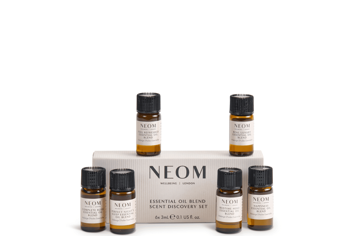 NEOM NEOM Essential Oil Blend Scent Discovery Set à 32,20 euros bon plan Lookfantastic livraison offerte dès 25 euros juillet 2026
