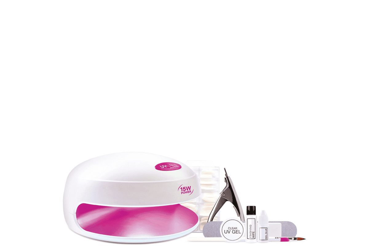 Rio UV Lamp Nail Extension System kit lampe UV extensions ongles vernis semi-permanent maison manucure