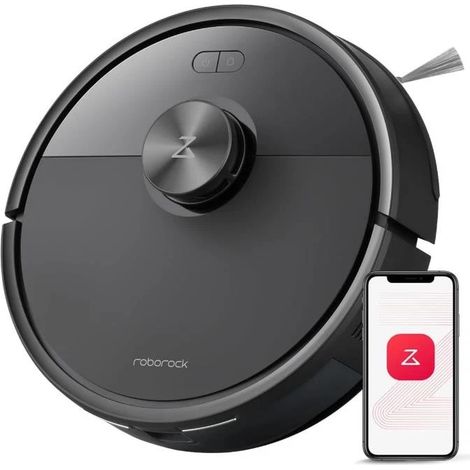 Roborock Q7 M5 noir reconditionné avec navigation LiDAR et application mobile