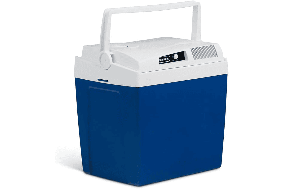 Mobicool ME27 glaciere electrique portable 26 litres 12V 230V voiture camion camping car bateau prise courant ete vacances