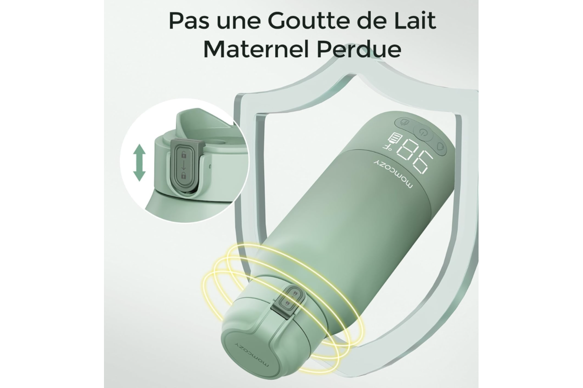 Momcozy : préservation totale du lait maternel pendant la chauffe
