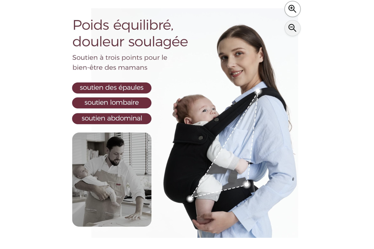 Momcozy : triple soutien pour épargner ton dos